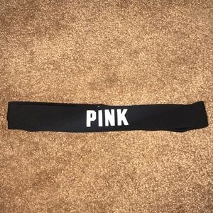 PINK Plain Black Headband